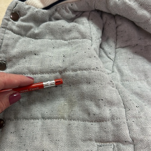 Cat & Jack Boys Reversible Fall/Winter Bomber Full Snap Jacket Playcoat 3T-4T - Picture 9 of 10